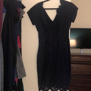 Blue eyelet Milly dress